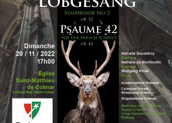 Concert du Collegium Vocale Strasbourg-Ortenau, le 20/11/22 en l’église Saint-Matthieu de Colmar
