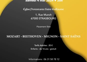 Récital de piano de Francis Wirth – 4/05/24 église protestante Saint-Guillaume à Strasbourg