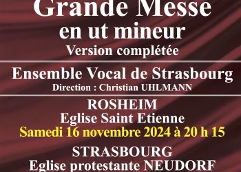 Ensemble Vocal de Strasbourg – concerts les 16 et 17/11/24